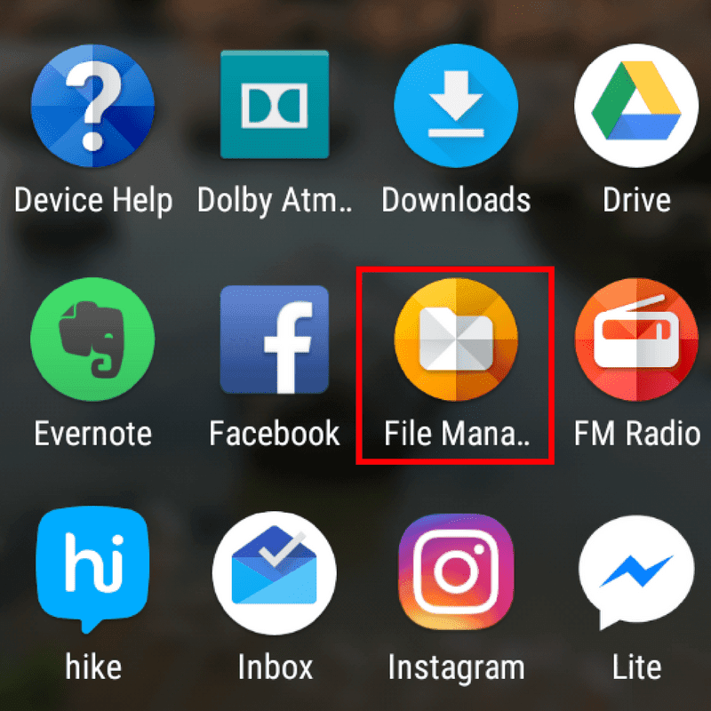 How to set Ringtone in Moto E4 Plus Step 2